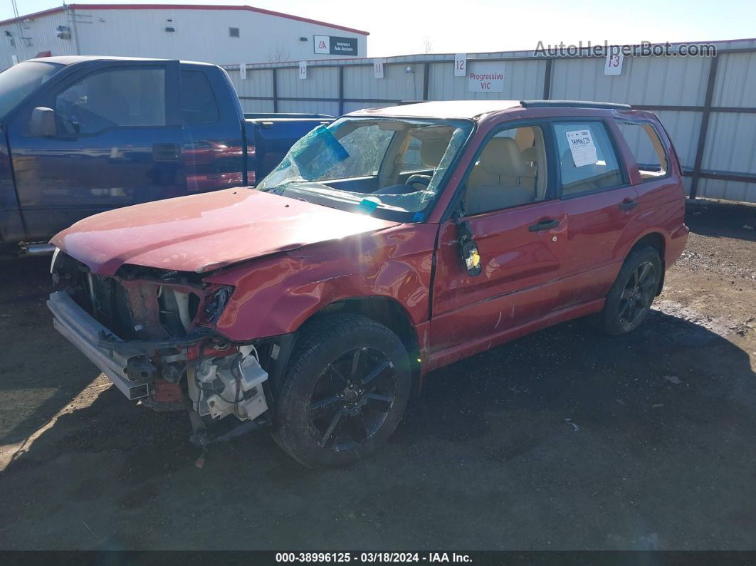 2006 Subaru Forester 2.5x Red vin: JF1SG63626H719208