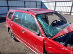 2006 Subaru Forester 2.5x Red vin: JF1SG63626H719208