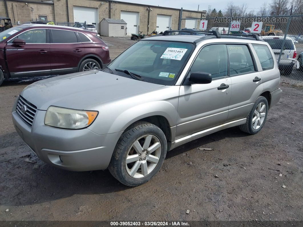 2006 Subaru Forester 2.5x Silver vin: JF1SG63636H722649