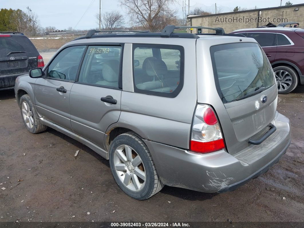 2006 Subaru Forester 2.5x Silver vin: JF1SG63636H722649