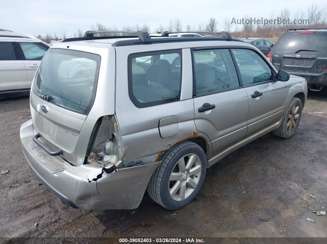 2006 Subaru Forester 2.5x Silver vin: JF1SG63636H722649