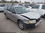 2006 Subaru Forester 2.5x Silver vin: JF1SG63656H713676