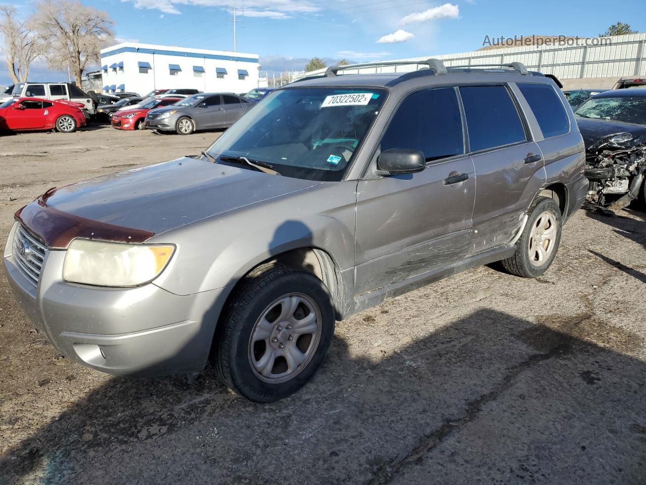 2006 Subaru Forester 2.5x Серый vin: JF1SG63656H733958