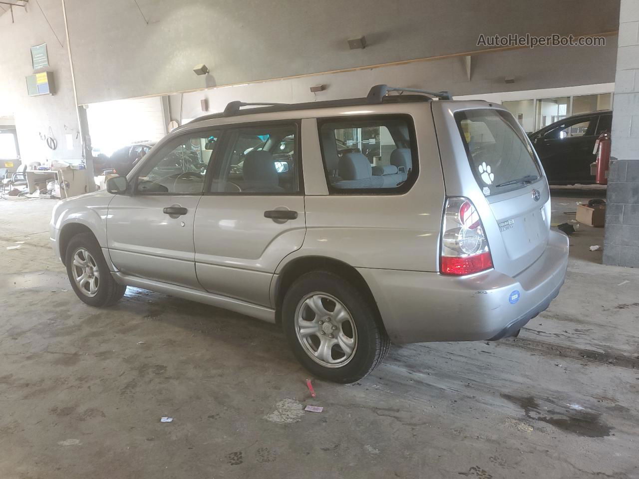 2006 Subaru Forester 2.5x Silver vin: JF1SG63656H755457