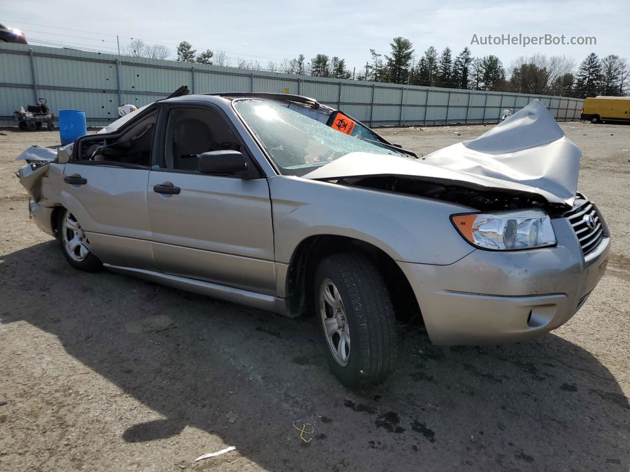 2006 Subaru Forester 2.5x Silver vin: JF1SG63676H701657