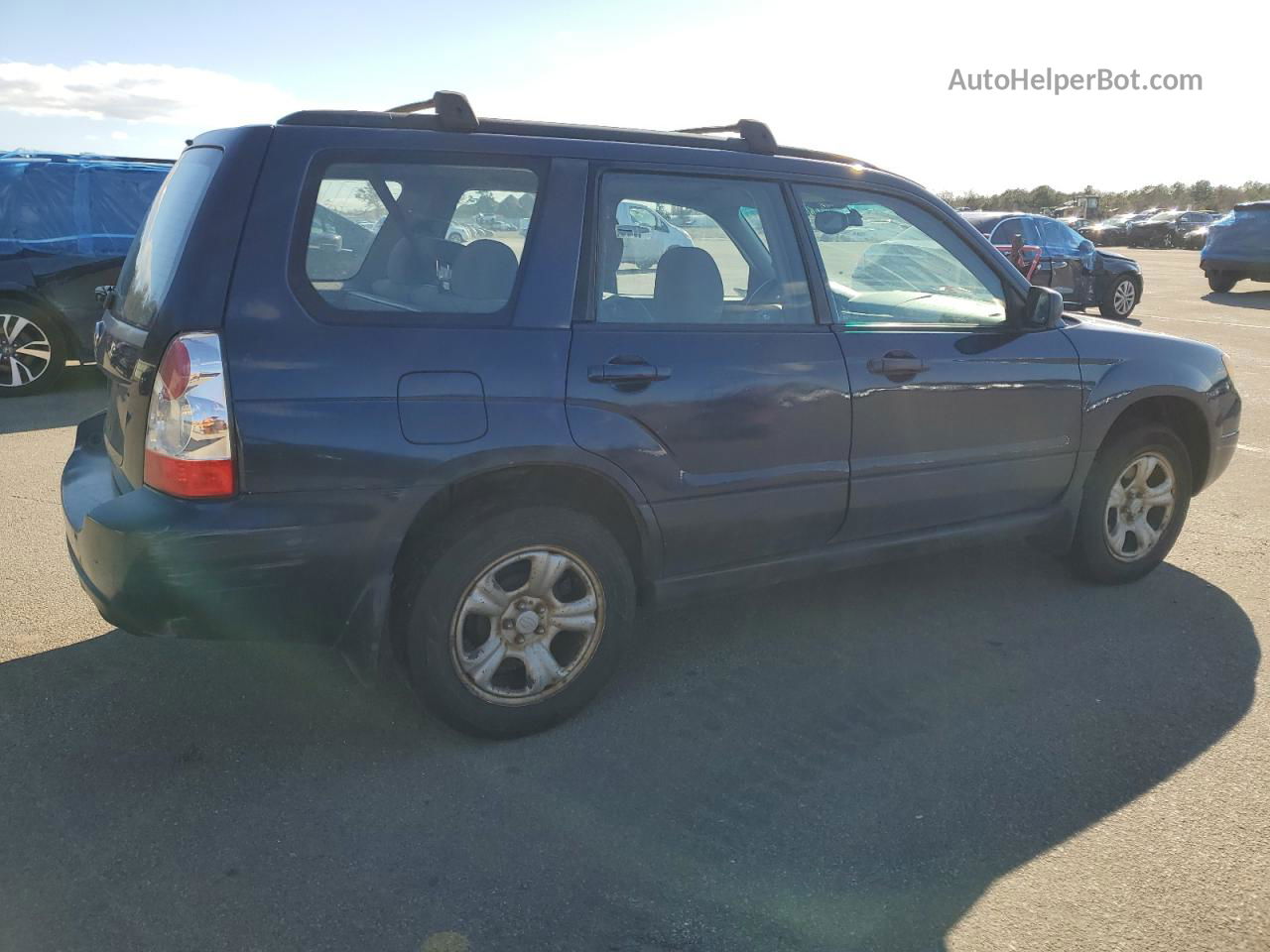 2006 Subaru Forester 2.5x Синий vin: JF1SG63676H704459