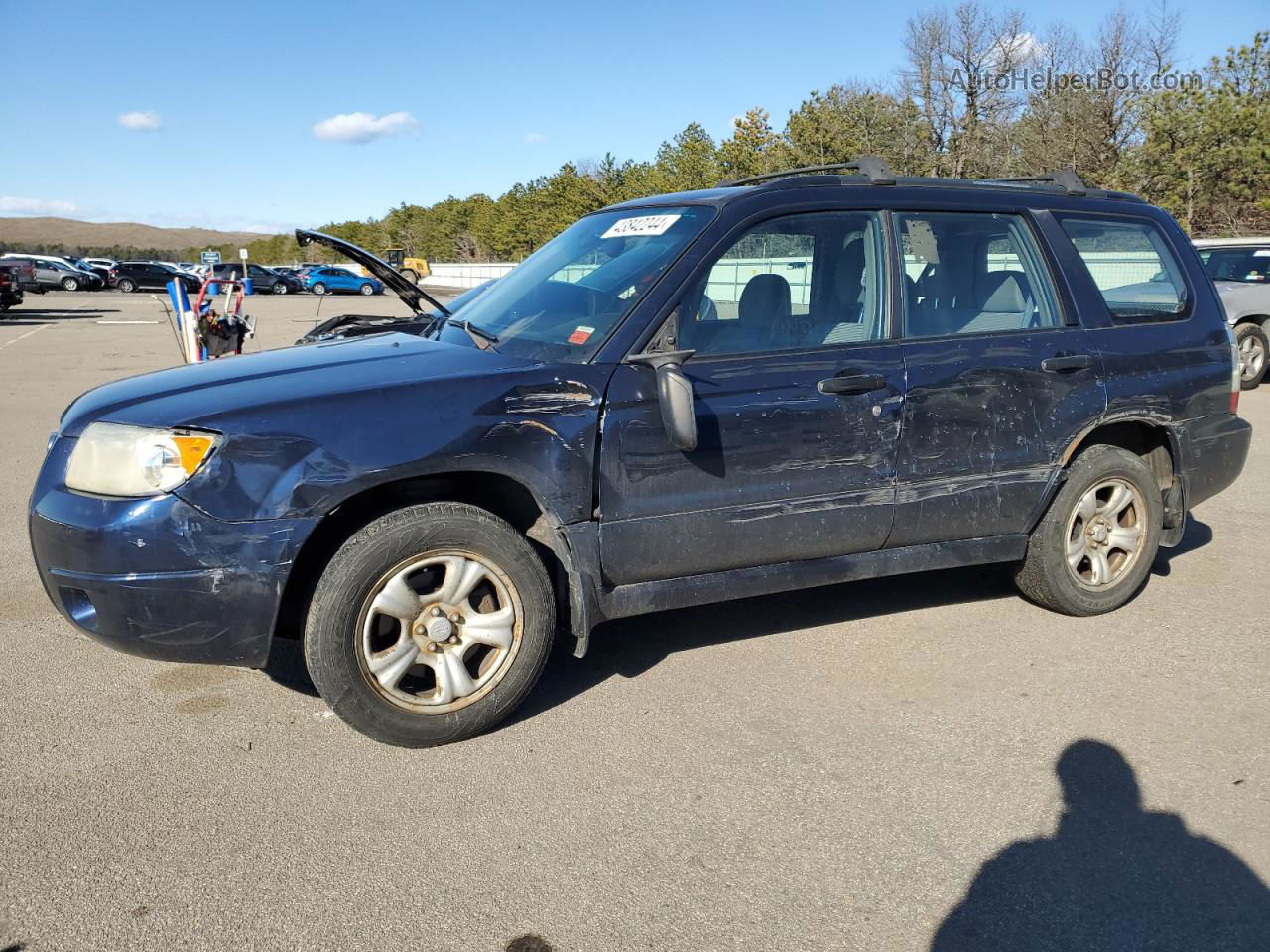 2006 Subaru Forester 2.5x Синий vin: JF1SG63676H704459