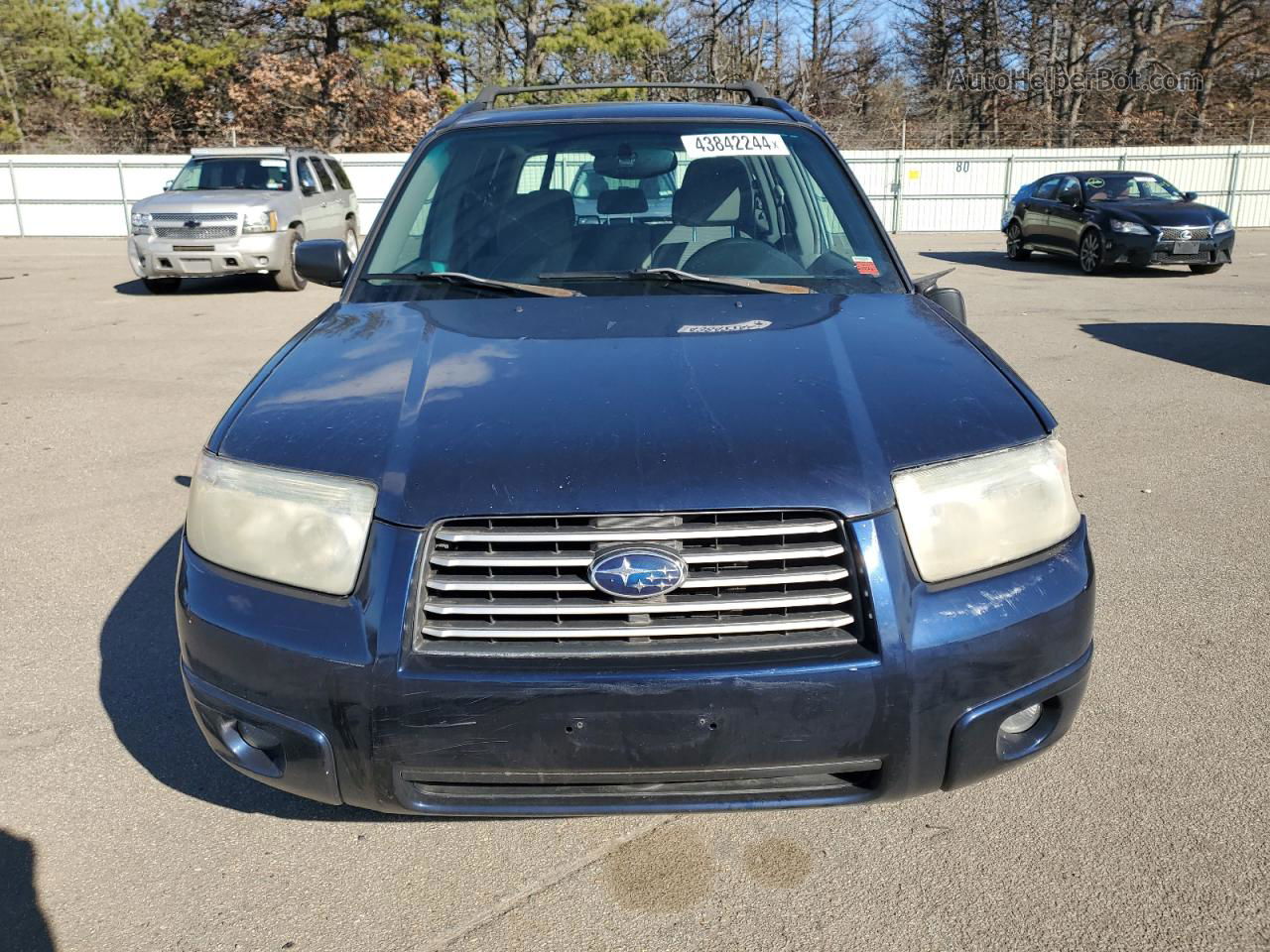 2006 Subaru Forester 2.5x Синий vin: JF1SG63676H704459