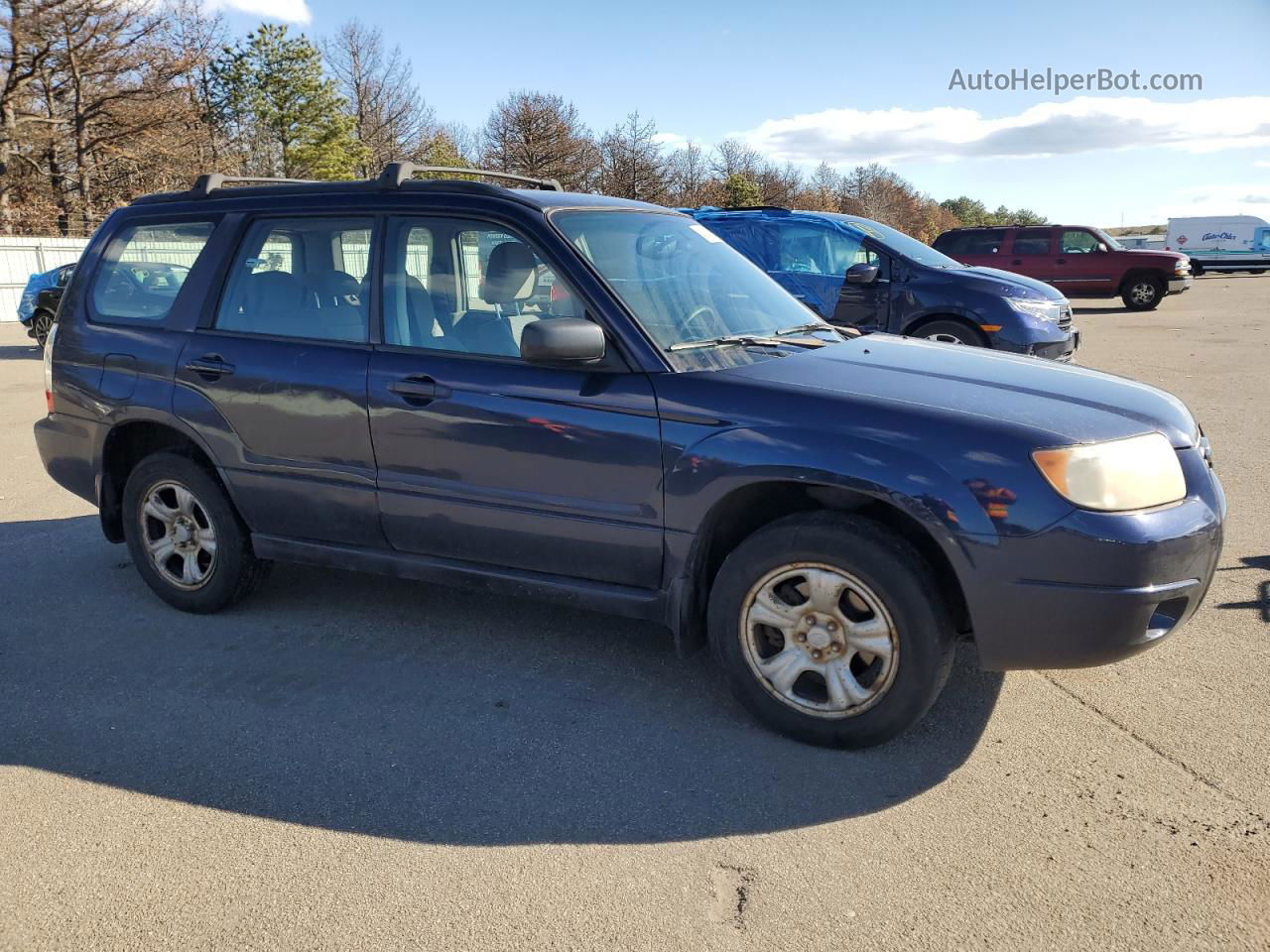 2006 Subaru Forester 2.5x Синий vin: JF1SG63676H704459