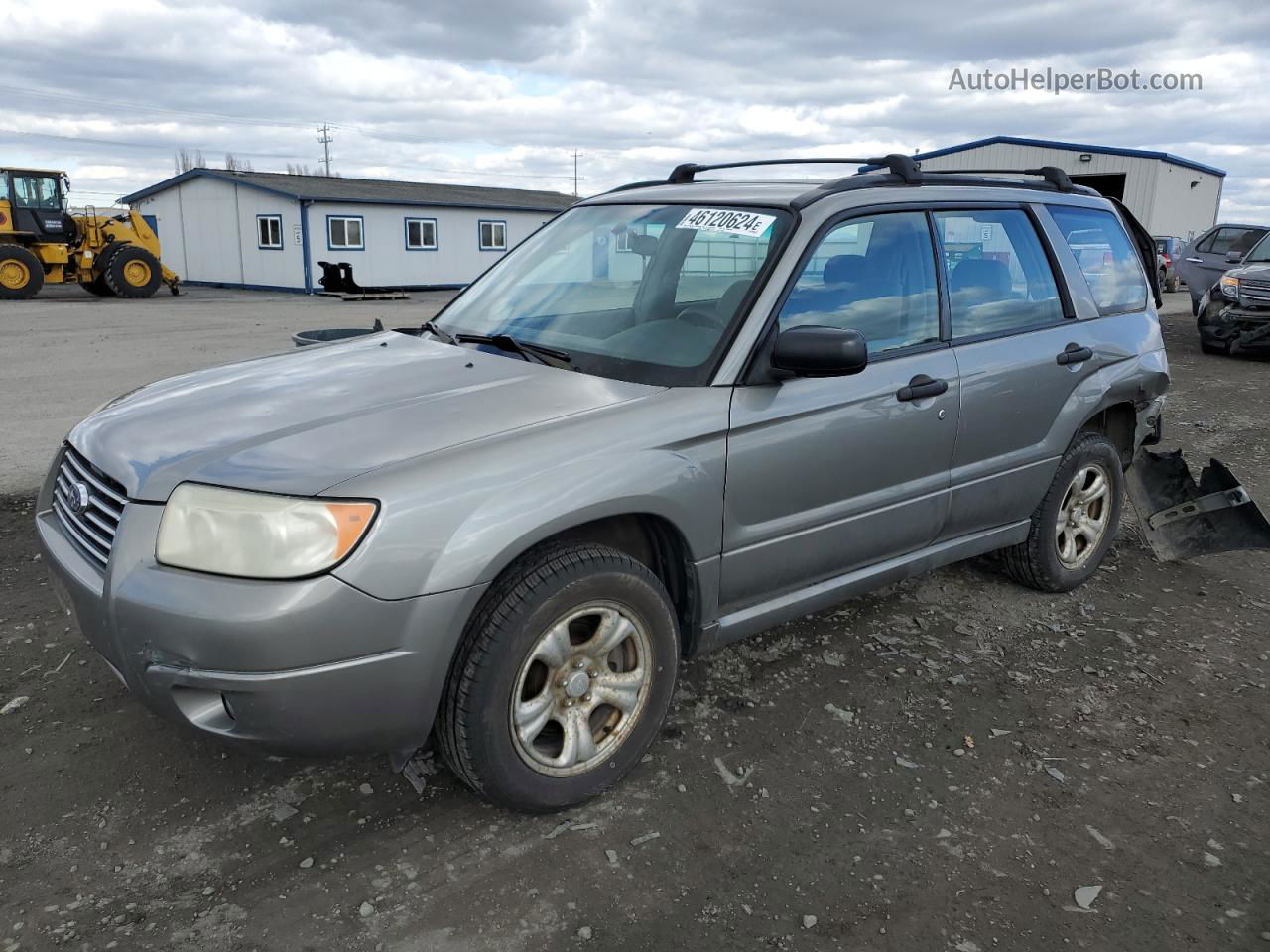 2006 Subaru Forester 2.5x Silver vin: JF1SG63686G733961