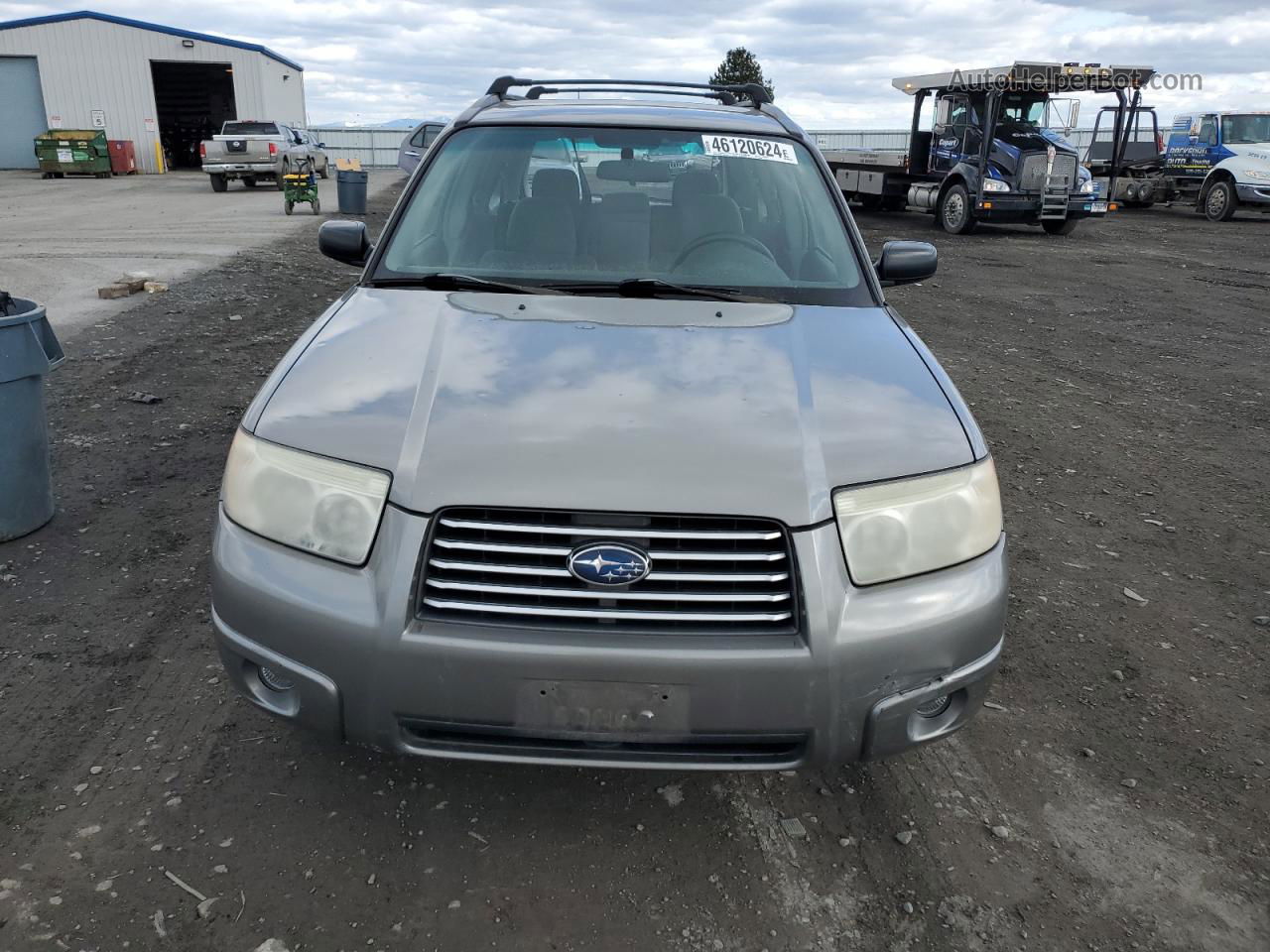 2006 Subaru Forester 2.5x Silver vin: JF1SG63686G733961