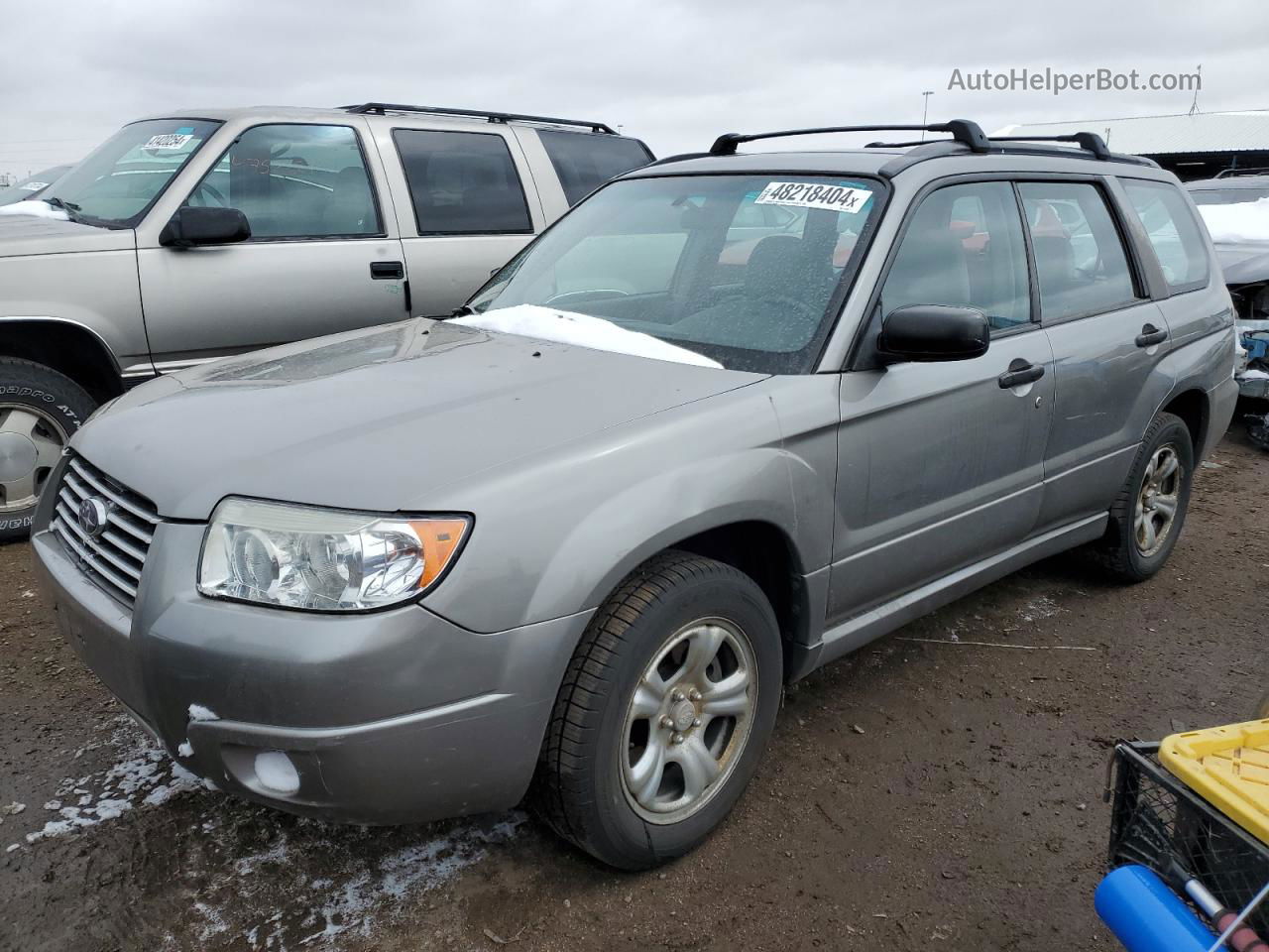 2006 Subaru Forester 2.5x Silver vin: JF1SG63686H703837