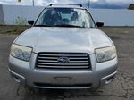 2006 Subaru Forester 2.5x Silver vin: JF1SG63696H721618