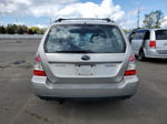 2006 Subaru Forester 2.5x Silver vin: JF1SG63696H721618