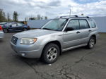 2006 Subaru Forester 2.5x Silver vin: JF1SG63696H721618