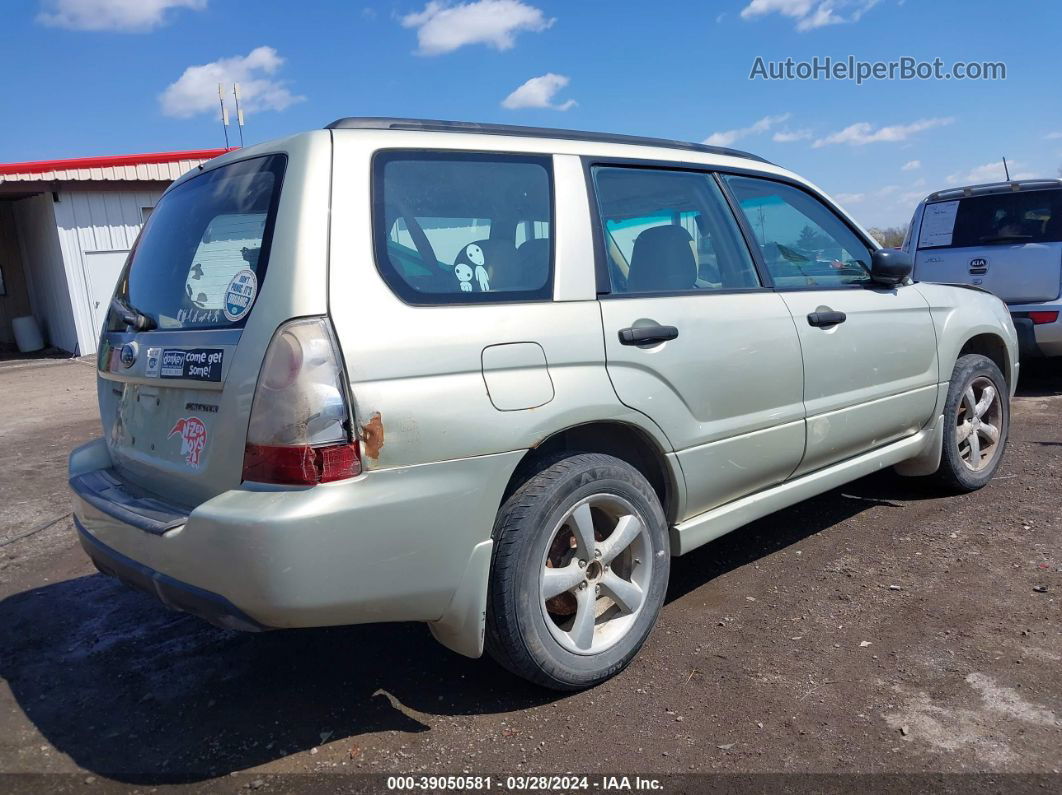 2006 Subaru Forester 2.5x Tan vin: JF1SG636X6H727329