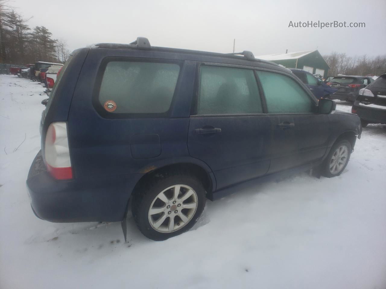 2006 Subaru Forester 2.5x Premium Синий vin: JF1SG65606H711105