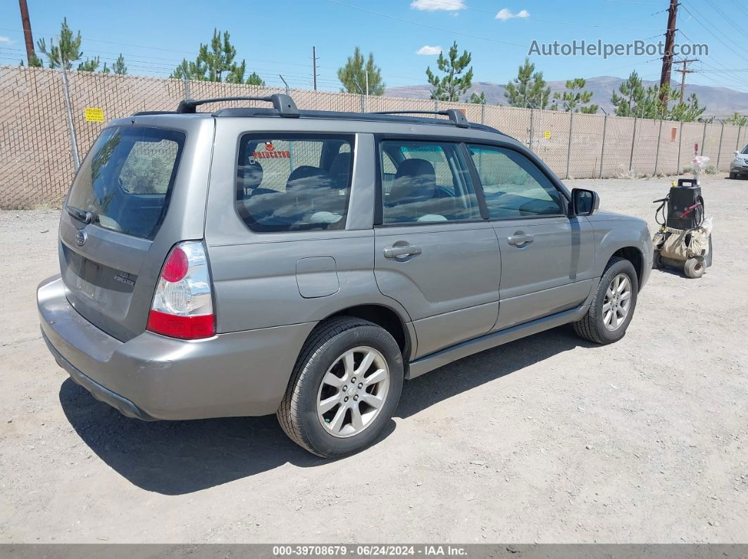 2006 Subaru Forester 2.5x Silver vin: JF1SG65606H759140