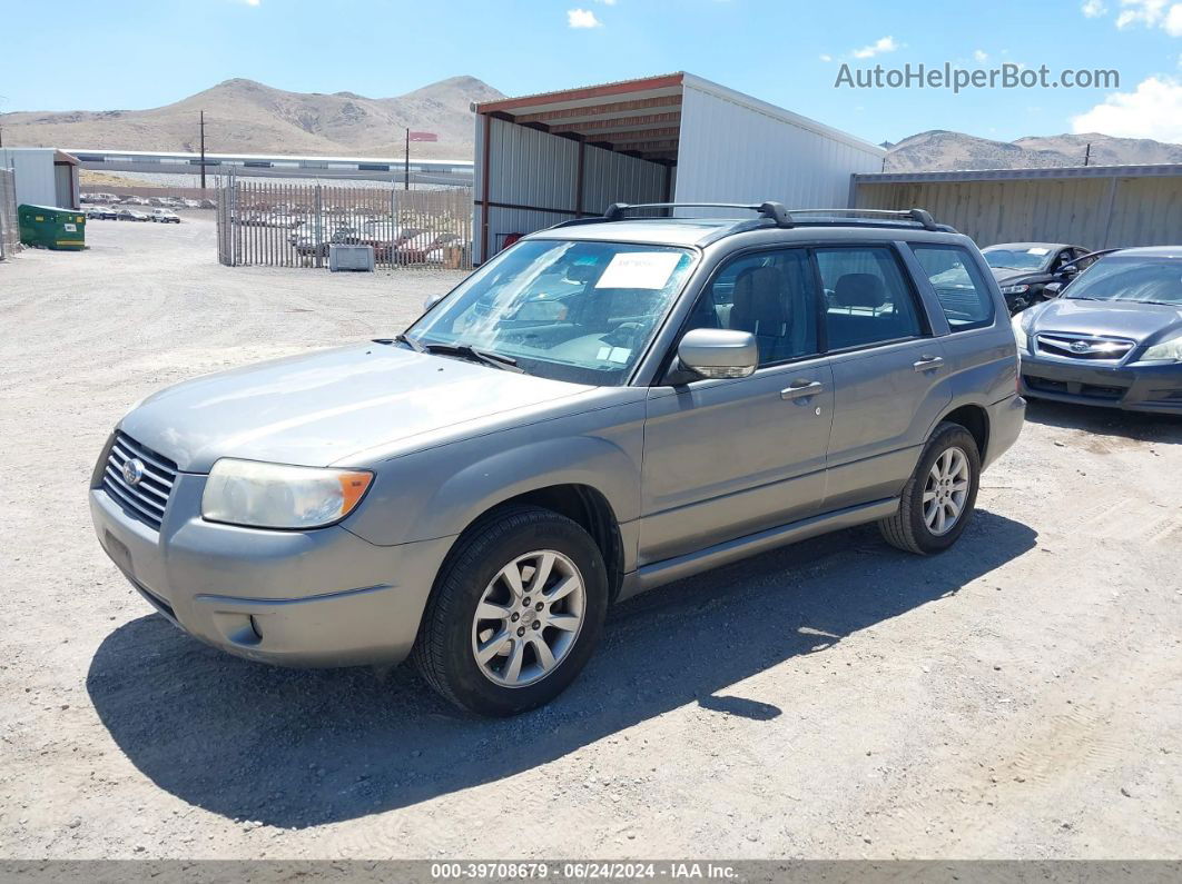 2006 Subaru Forester 2.5x Silver vin: JF1SG65606H759140