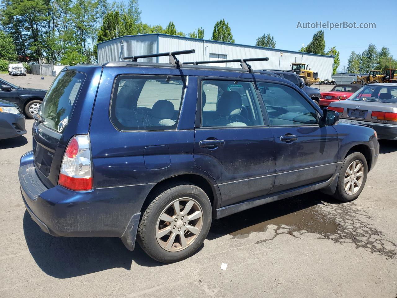 2006 Subaru Forester 2.5x Premium Синий vin: JF1SG65626G723925