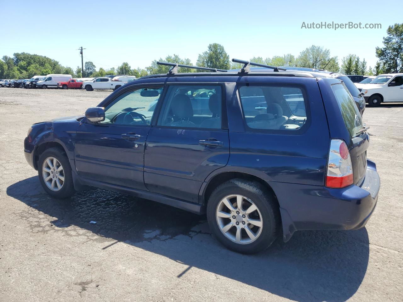 2006 Subaru Forester 2.5x Premium Blue vin: JF1SG65626G723925