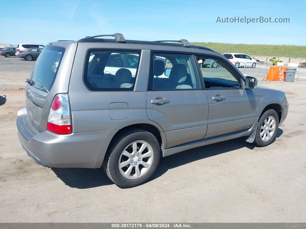 2006 Subaru Forester 2.5x Silver vin: JF1SG65626H711851