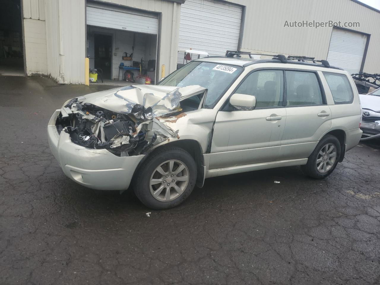 2006 Subaru Forester 2.5x Premium Gold vin: JF1SG65636H746639