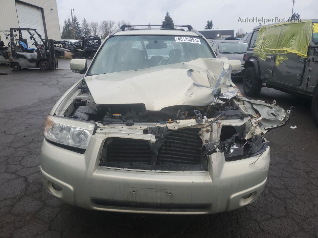 2006 Subaru Forester 2.5x Premium Gold vin: JF1SG65636H746639