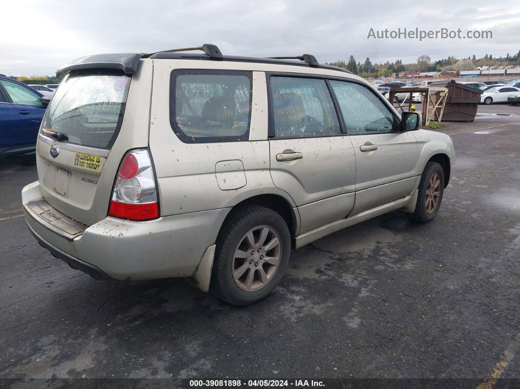 2006 Subaru Forester 2.5x Silver vin: JF1SG65646H750988