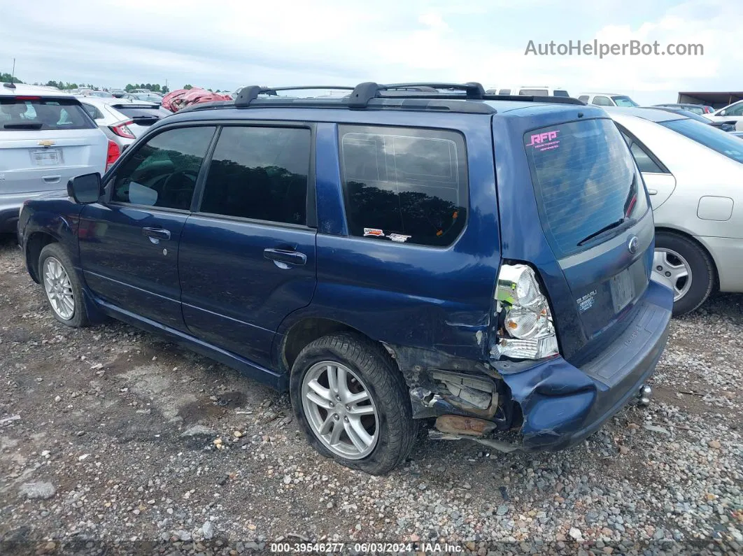 2006 Subaru Forester 2.5x Blue vin: JF1SG65656H716221