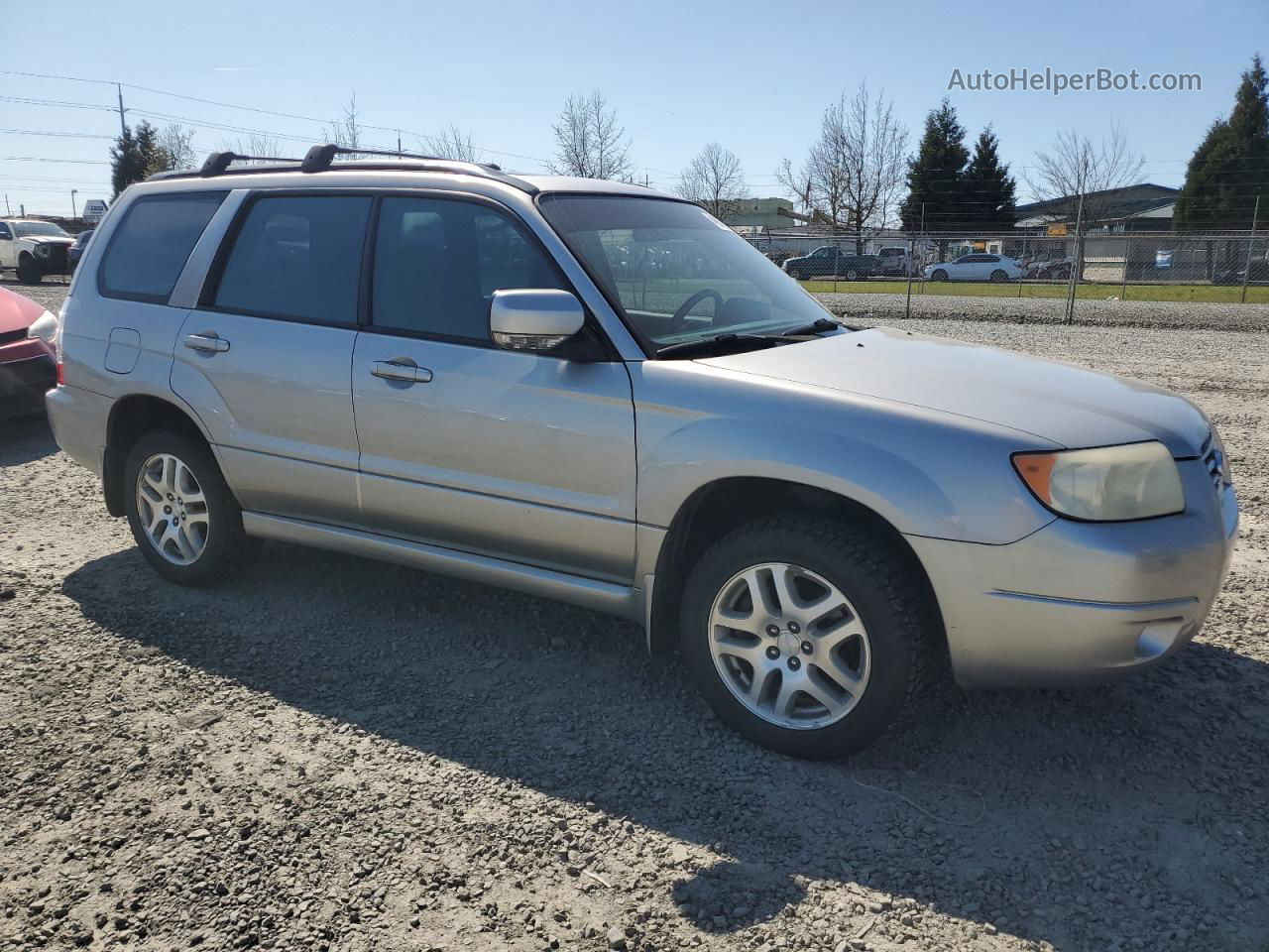 2006 Subaru Forester 2.5x Premium Silver vin: JF1SG65666H743184