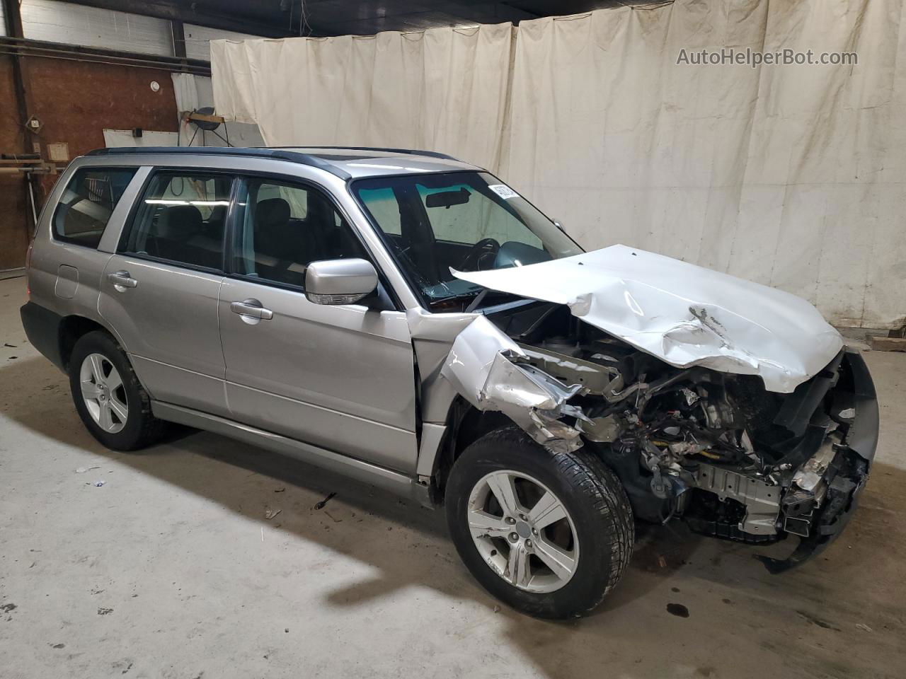 2006 Subaru Forester 2.5x Premium Silver vin: JF1SG65686H717461