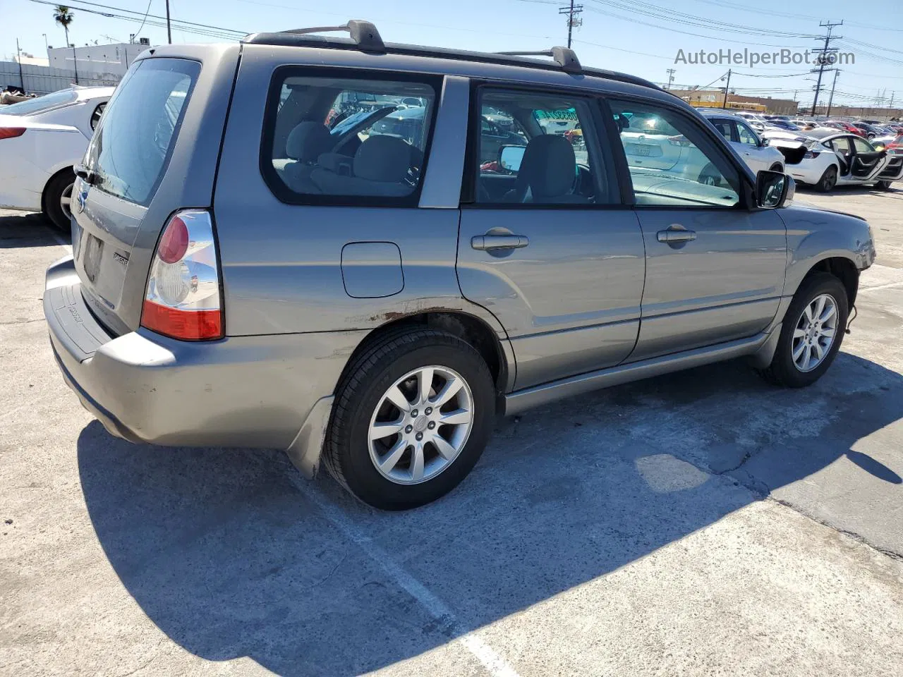 2006 Subaru Forester 2.5x Premium Gray vin: JF1SG65686H718268