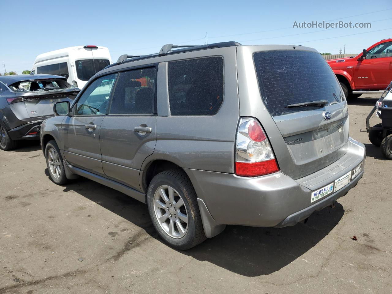 2006 Subaru Forester 2.5x Premium Gray vin: JF1SG65696G729592