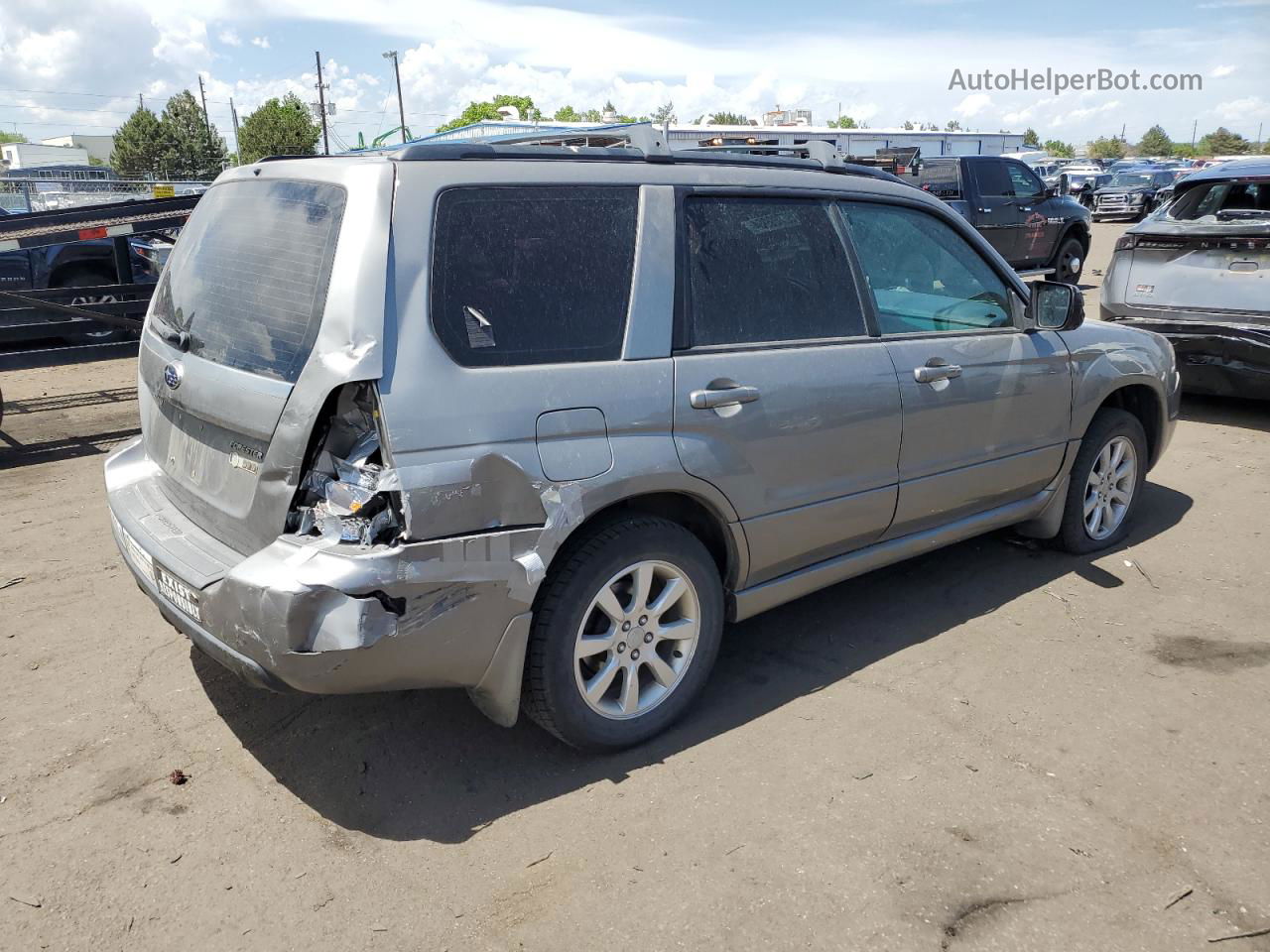 2006 Subaru Forester 2.5x Premium Gray vin: JF1SG65696G729592