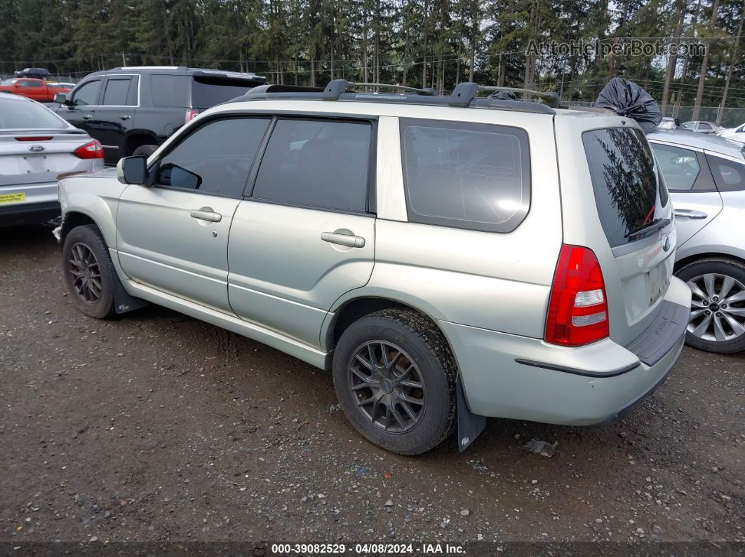 2006 Subaru Forester 2.5x Silver vin: JF1SG656X6H744709