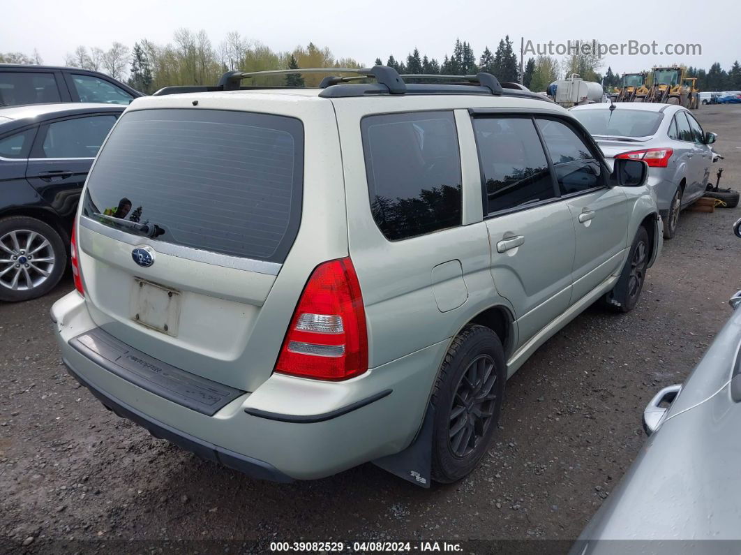 2006 Subaru Forester 2.5x Silver vin: JF1SG656X6H744709