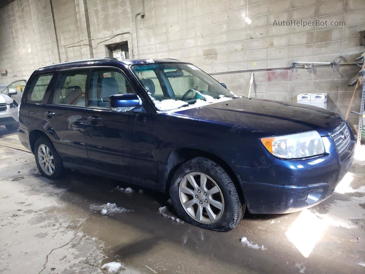 2006 Subaru Forester 2.5x Premium Синий vin: JF1SG656X6H756729