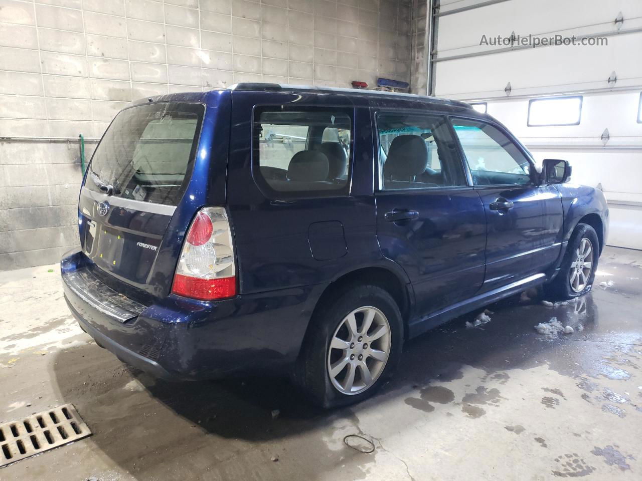 2006 Subaru Forester 2.5x Premium Blue vin: JF1SG656X6H756729