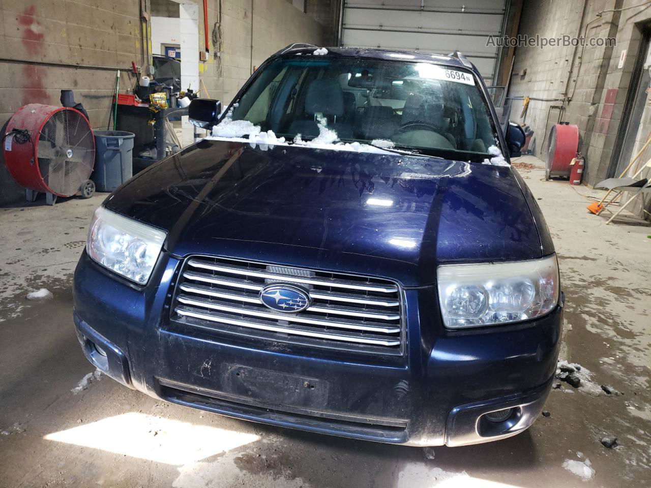 2006 Subaru Forester 2.5x Premium Blue vin: JF1SG656X6H756729