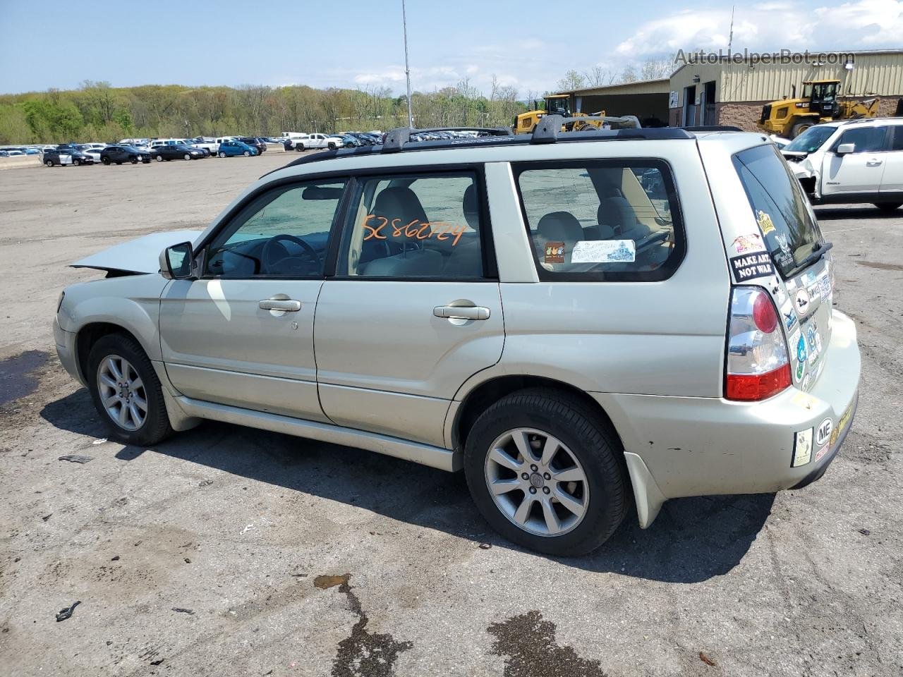 2006 Subaru Forester 2.5x Premium Beige vin: JF1SG656X6H759369