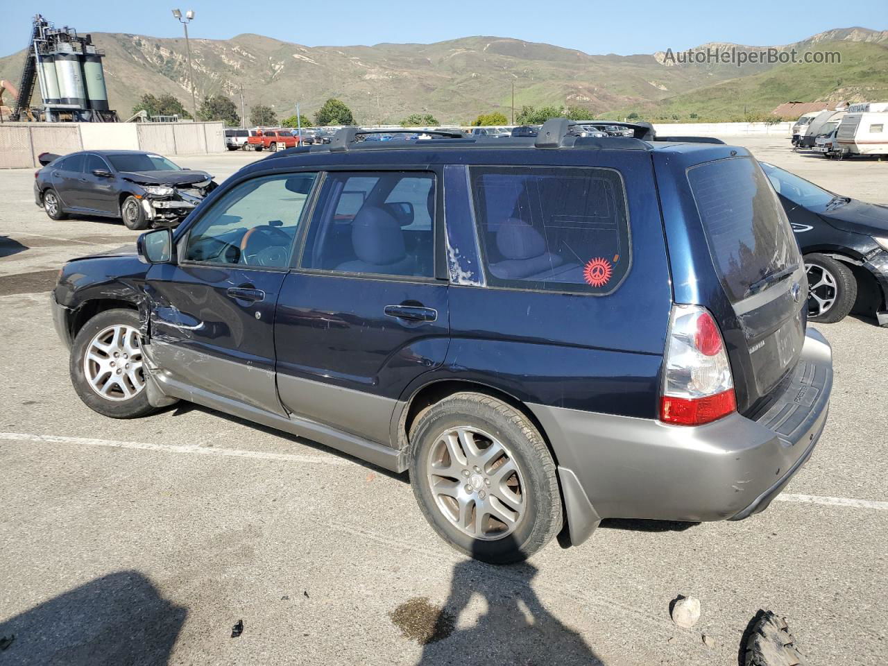 2006 Subaru Forester 2.5x Ll Bean Blue vin: JF1SG67676H707467