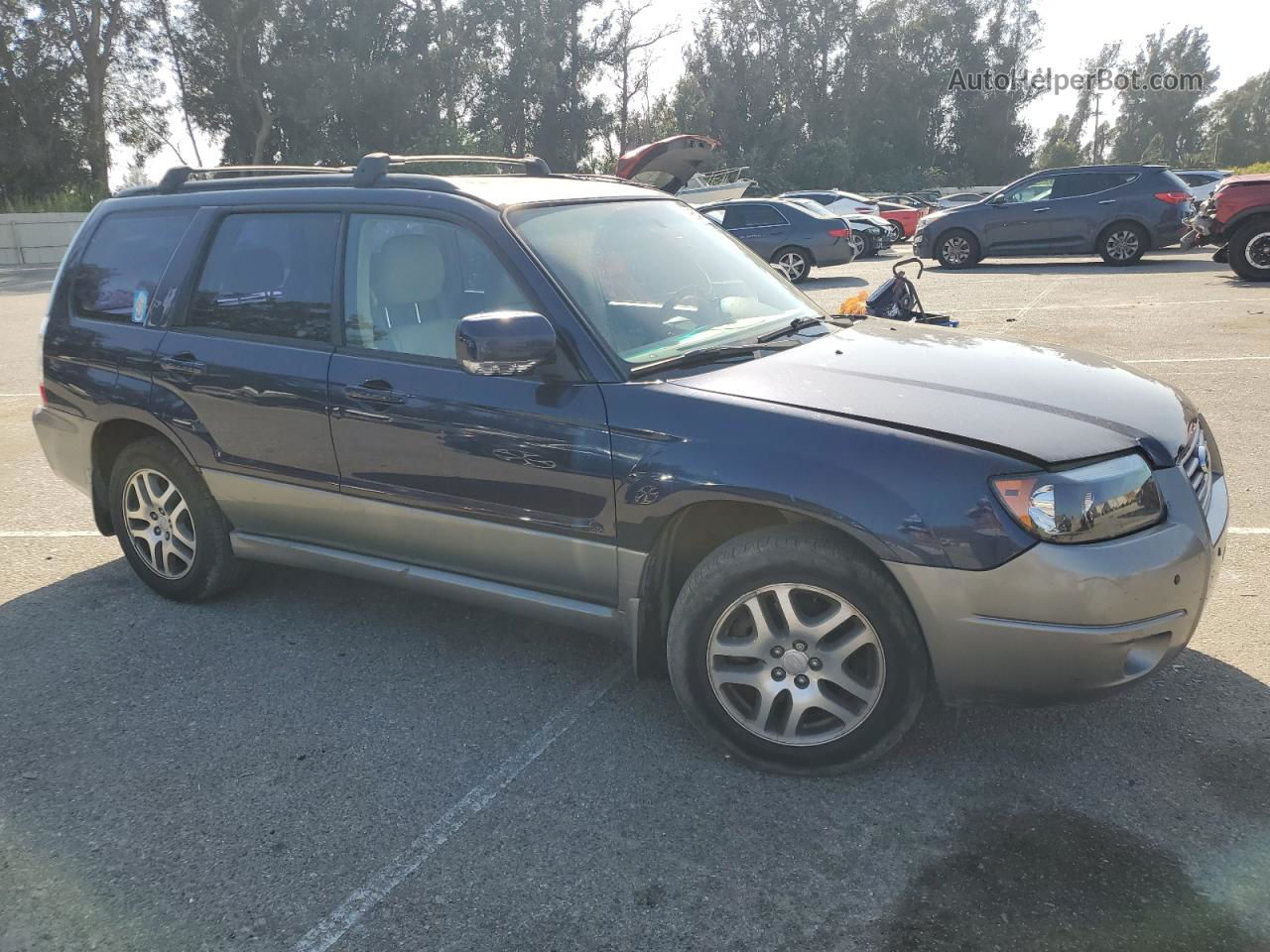 2006 Subaru Forester 2.5x Ll Bean Blue vin: JF1SG67676H707467