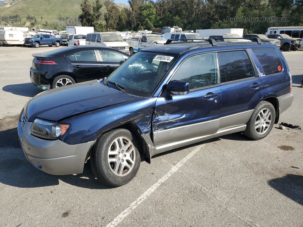 2006 Subaru Forester 2.5x Ll Bean Синий vin: JF1SG67676H707467