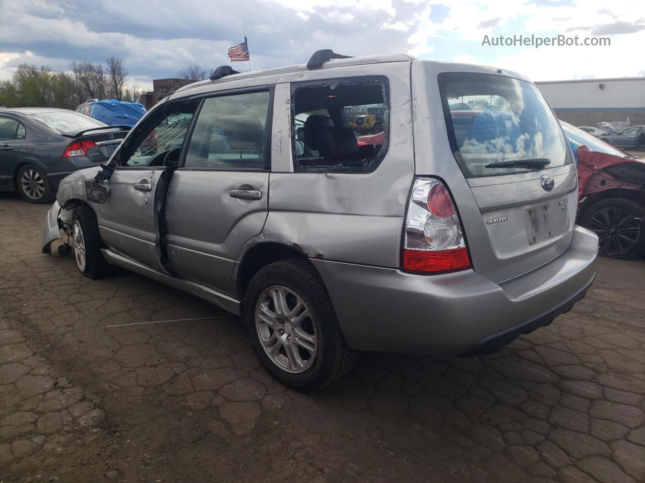 2006 Subaru Forester 2.5xt Silver vin: JF1SG696X6H733249