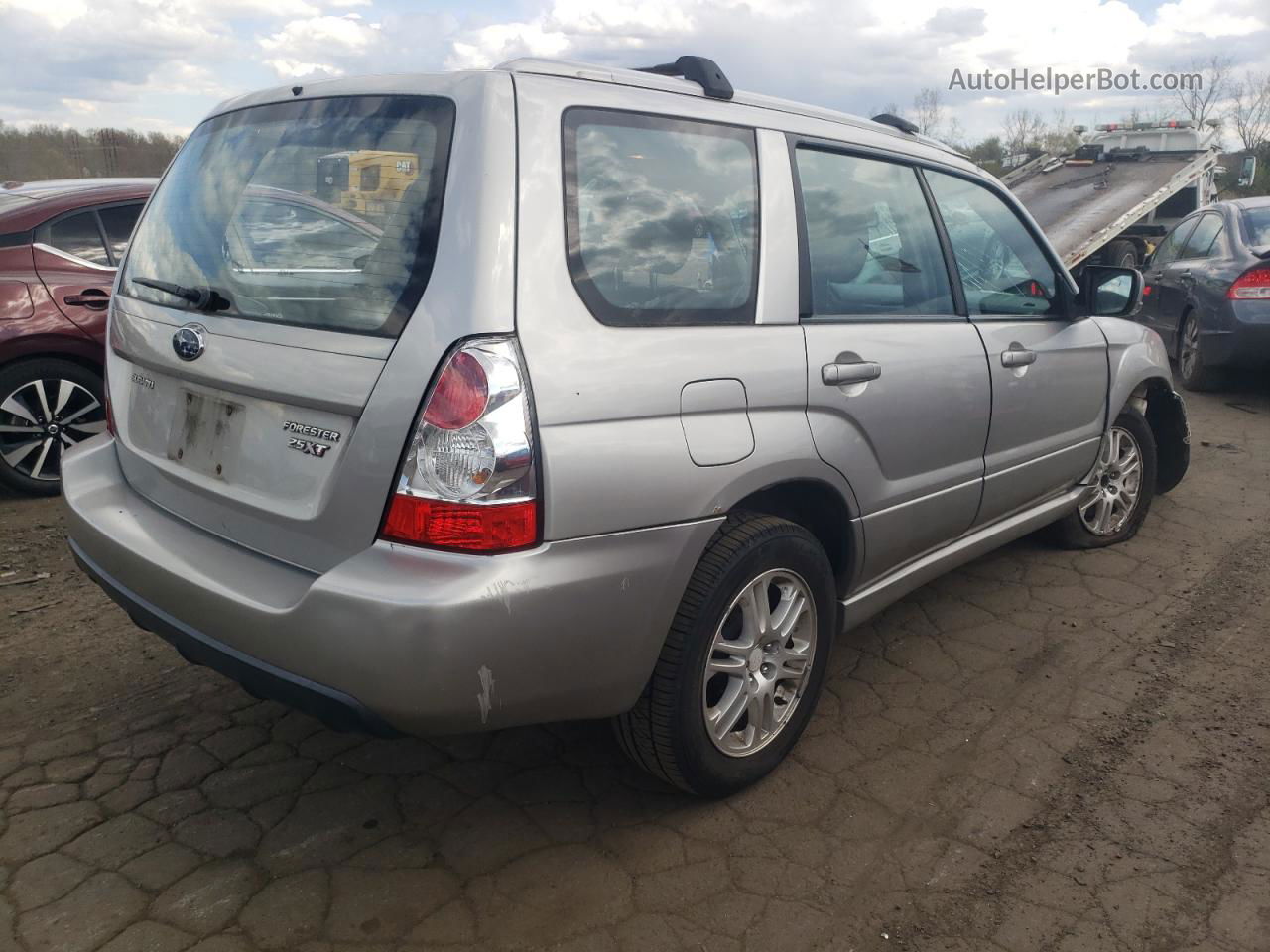 2006 Subaru Forester 2.5xt Silver vin: JF1SG696X6H733249