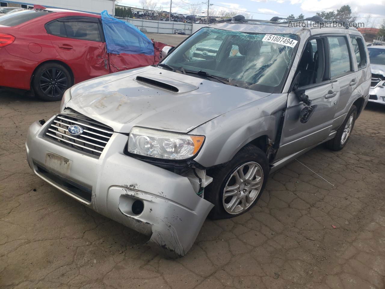 2006 Subaru Forester 2.5xt Silver vin: JF1SG696X6H733249