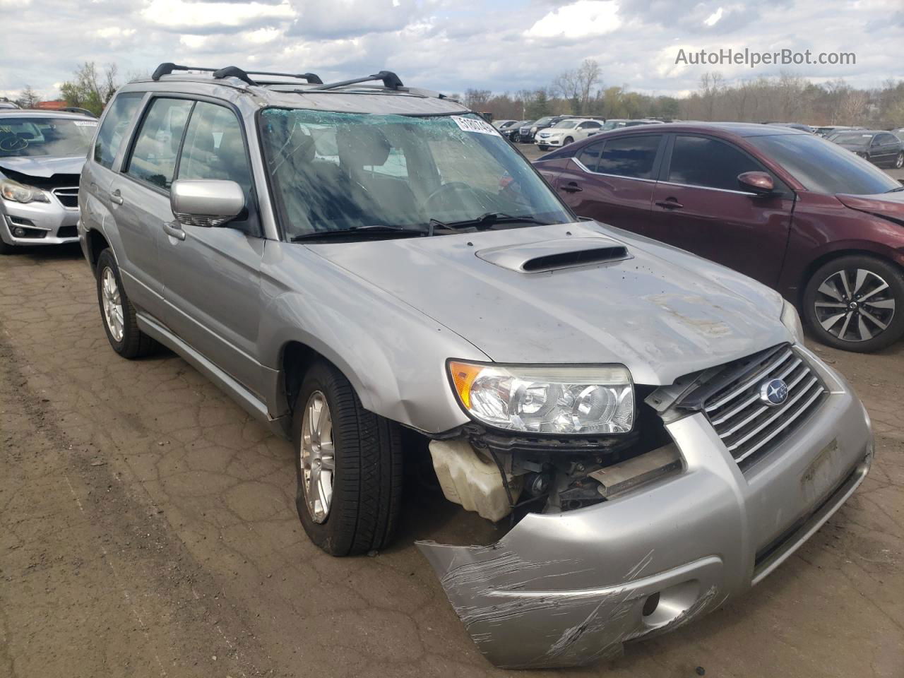 2006 Subaru Forester 2.5xt Silver vin: JF1SG696X6H733249