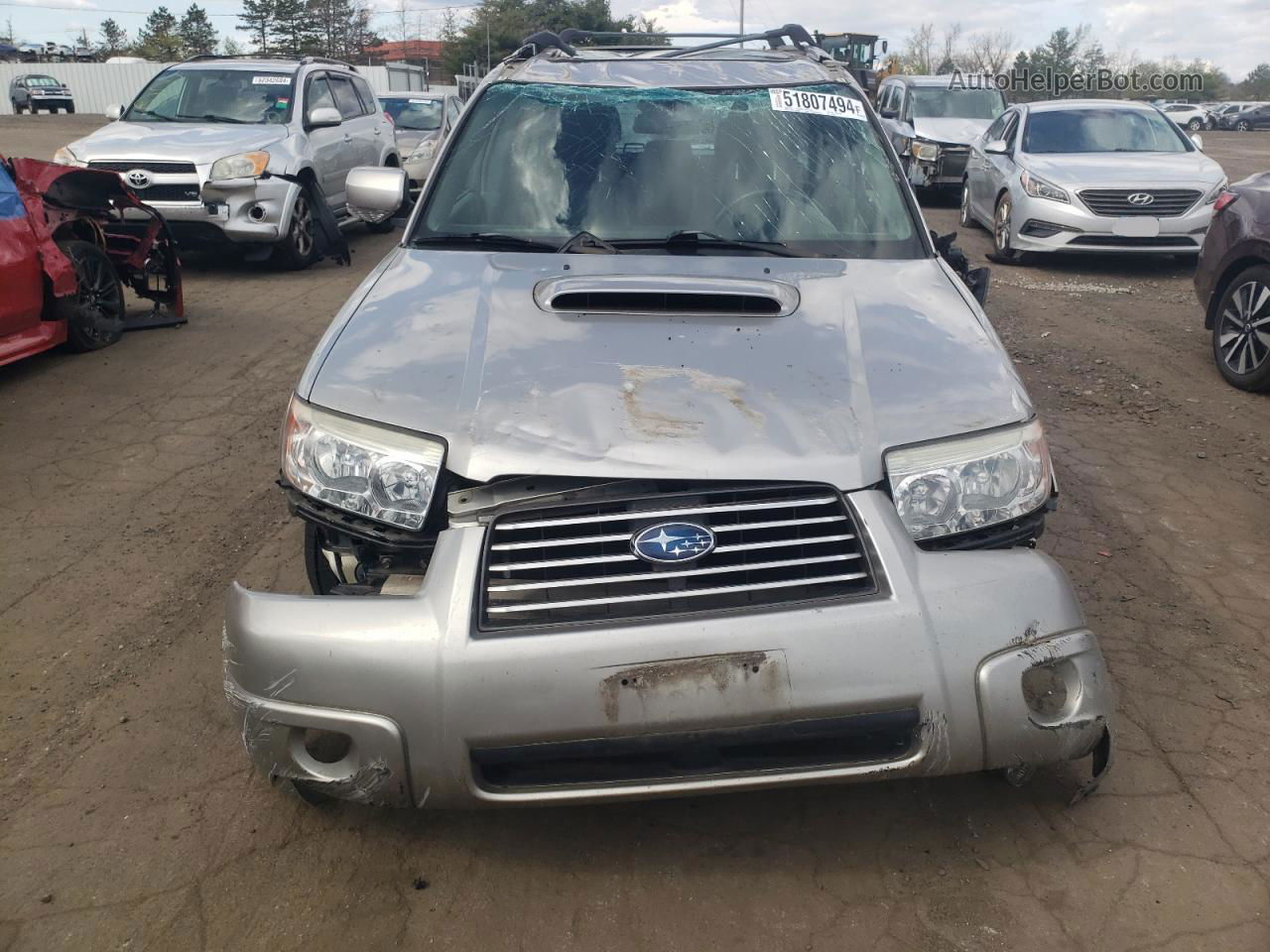 2006 Subaru Forester 2.5xt Silver vin: JF1SG696X6H733249