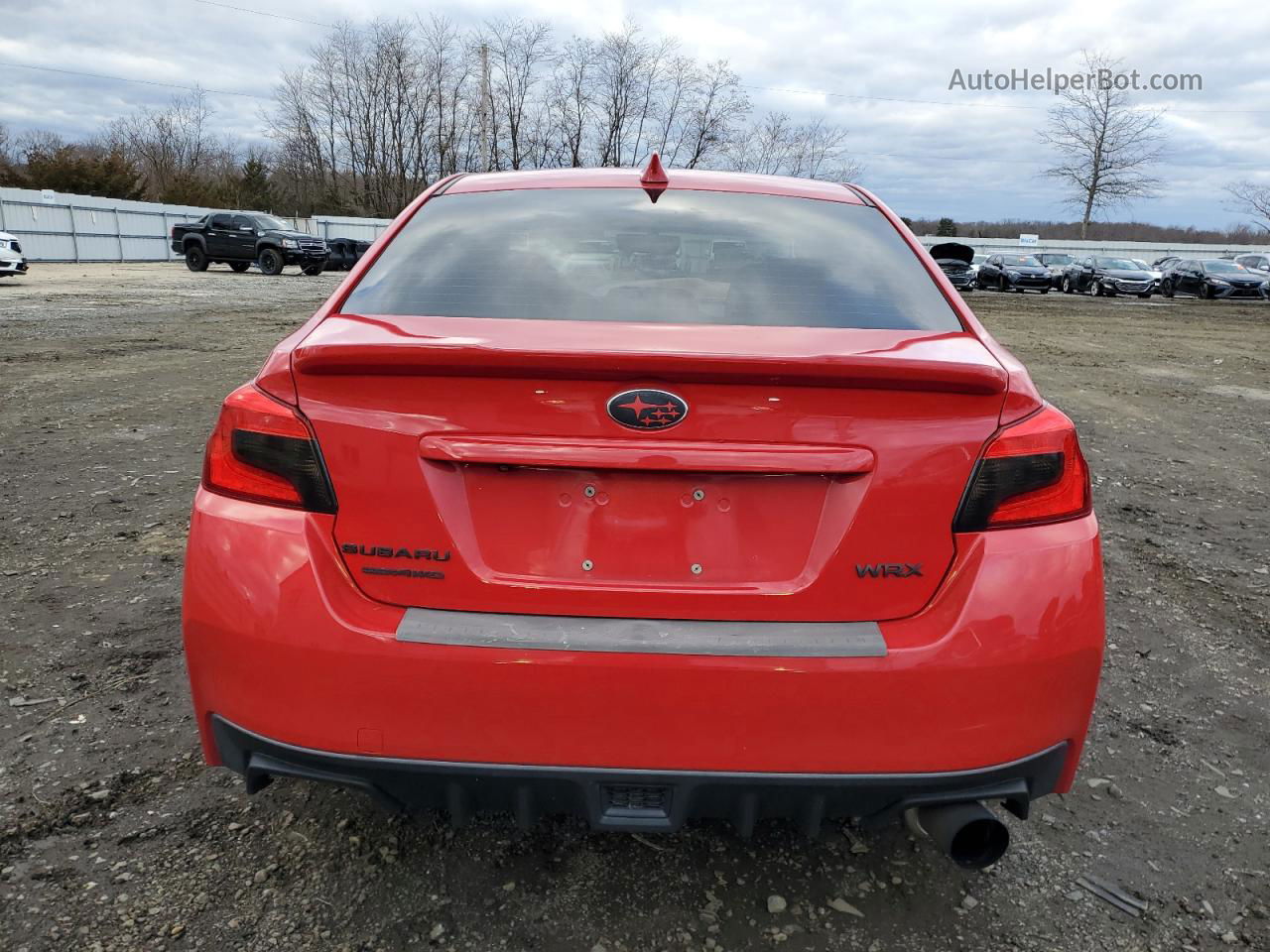 2018 Subaru Wrx  Red vin: JF1VA1A60J9804670